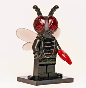 New LEGO CMF Series 14 Minifigure - Fly Monster Bug Alien (col14-6) 71010 (blk - Picture 1 of 6