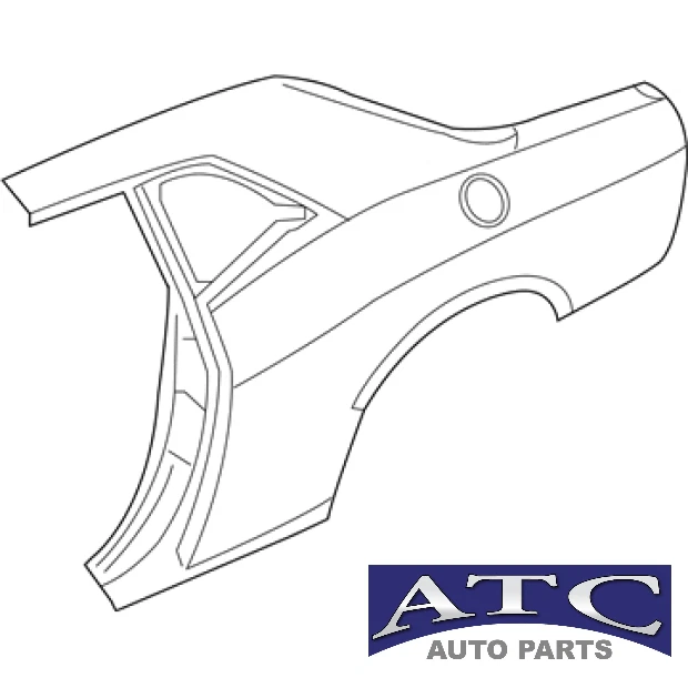 68440577AA Mopar левая панель корпуса боковая диафрагма задняя 2008-2023 зарядное устройство Challenger - Изображение 1 из 1