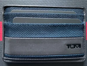 Tumi Alpha SLG Slim Card Case Navy/Grey - Picture 1 of 4