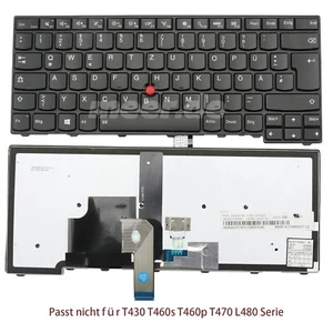 Deutsch Tastatur für Lenovo Thinkpad E431 E440 L440 L450 L460 L470 Beleuchtung - Afbeelding 1 van 4