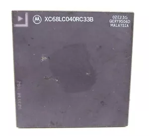 MOTOROLA XC68LC040RC33B Processor @ 33MHz Socket PGA179 02E23G - Picture 1 of 2