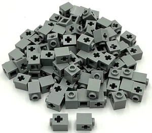 Lego 100 New Light Bluish Gray Technic Bricks Building Blocks 1 x 1 Axle Pieces - Picture 1 of 1