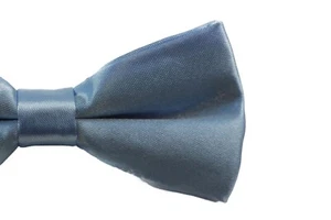 Boys Light Blue Bow Tie Little Baby Toddler Kids Adjustable Pretied - Picture 1 of 3