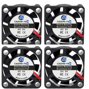 2/4X Lüfter Gehäuselüfter 5V 12V 24V für PC Computer 25x25x7mm 25mm leise FAN U - Afbeelding 1 van 13