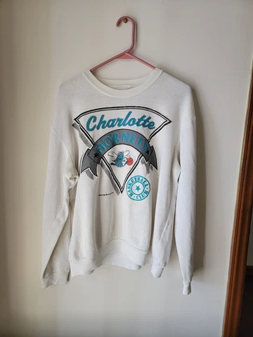 Vintage Charlotte Hornets Sweatshirt Cover