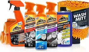 Ultimate Car Detailing Kit, Includes Car Wash, Glass Cleaner, Tire Cleaner, Micr - Picture 1 of 12