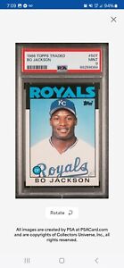1986 Topps Traded #50T Bo Jackson PSA 9 RC Rookie Card