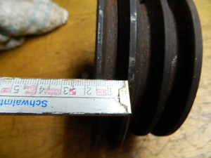 Keilriemenscheibe Riemenscheibe Welle 24mm / 3-rillig 2Geschwindigkeiten - Bild 1 von 6