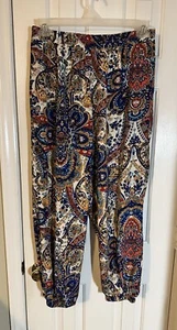 Shein 0XL Women’s Plus Boho Harem Pants Multicolor - Picture 1 of 4