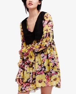 MINI VESTIDO FREE PEOPLE ALICE NUEVO CON ETIQUETAS MISSES S - Imagen 1 de 2