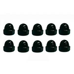 1/4" Acorn Hex Cap Dome Head Nuts,Right Hand Stainless Steel ,Black Oxide, 10 Pc - Picture 1 of 6