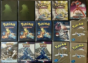 Pokemon Collection Large Lot 4 Pocket Portfolio Binder Folder x15 - Picture 1 of 2