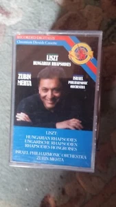Zubin Mehta,"Liszt:Hungarian Rhapsodies" cassette - Picture 1 of 1