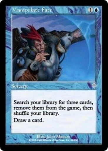 MANIPULATE FATE Invasion MTG Blue Sorcery Unc - Image 1 of 1