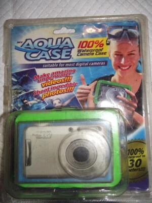 My Aqua Case 6210, Estuche Subacuático Pequeño para Ciertas Canon, Casio, Kodak, Nikon, Foto 1 de 3