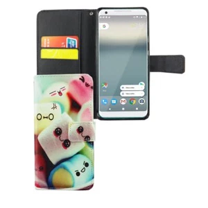 Cellulare Custodia Protettiva per Google Pixel 2 XL Cover Borsa Wallet Custodia - Foto 1 di 6