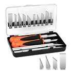 18Pc Precision Utility Craft Knife Set - Premium Hobby Knife Cutting Tool Wit...