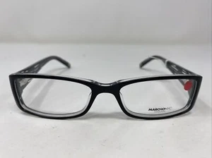 Marchon NYC West Side DAKOTA 001 52-16-135 Black Full Rim Eyeglasses Frame QQ75 - Picture 1 of 8