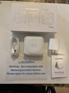BRAND NEW UCOMX Nano 3 in 1 Wireless Charger iPhone Magnetic Foldable Charging - Picture 1 of 5