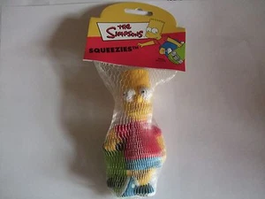 Neu Squeezie Toy The Simpsons Bart mit Skateboard 4,5 Zoll groß - Bild 1 von 2