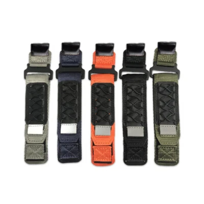 Cinturino orologio nylon cordino alta qualità uomo per Garmin Fenix 7/6S/3HR 26mm - Immagine 1 di 4