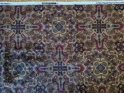 Tecidos Raymond Waites Mill Creek repelente de manchas marrom paisley 1 jarda+, 41 x 39 - Imagem 1 de 4