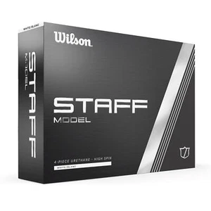 WILSON 2024 Staff Model Golf Ball - 12 Balls, White - Picture 1 of 7