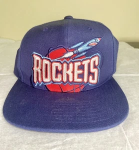 Mütze Cap Houston Rockets 🚀 SnapBack blau Mitchell & Ness NBA Basketball - Bild 1 von 13