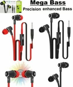 SUPER BASS IN-EAR EARPHONES HANDSFREE HEADPHONE FOR IPHONE IPAD IPOD SAMSUNG+MIC - Photo 1 sur 7