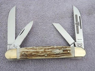 Buck Creek 2007 1 de 500 hecho Coll. EDICIÓN.  CUCHILLO DE 4 HOJAS JUMBO CONGRESS Foto 1 de 4