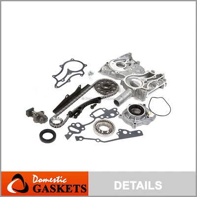 85-95 Toyota Pickup 2.4L Heavy Duty Timing Chain w/ Cover Oil Pump Kit 22R - Image 1 of 4