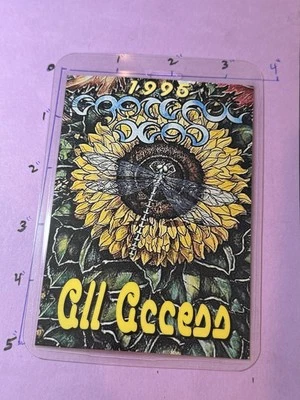 Grateful Dead Commemorative 1995 All Access Pass/Laminate And Lanyard - Image 1 of 3
