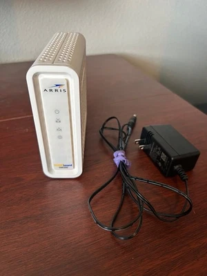 ARRIS SB8200 Surfboard D 3.1 Cable Modem White - Image 1 of 4