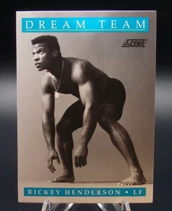 1991 Score Dream Team #890 Rickey Henderson NM - Picture 1 of 2