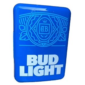 Bud Light 6 Can Mini Beverage Center Mini Fridge Portable Cooler, No Cord, used - Picture 1 of 12