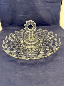 Fostoria Glassware AMERICAN CLEAR 12" Center Handled Serving Tray - Picture 1 of 3