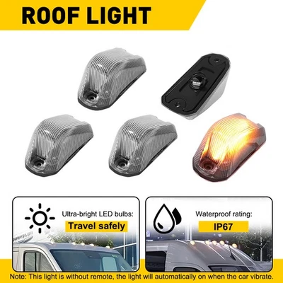 LED Cab Marker Roof Running Light For 2014-23 Dodge RAM Promaster 1500 2500 3500 - Image 1 of 4