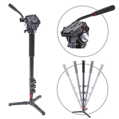 3Pod Orbit 4-Section Aluminum Handheld Monopod Stick for DSLR Photo & Video, Spo - Image 1 of 4