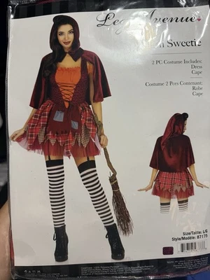 Костюм ведьмы Leg Avenue женский 2 шт. Salem Sweetie с плащом - Изображение 1 из 2