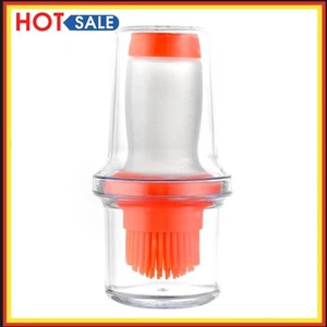 Atture ?flasche mit Silikon Basting Pinsel, 2 in 1 Squeeze ?flasche mit Deckel, - Afbeelding 1 van 9