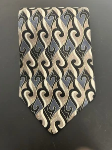 Zylos George Machado Elegant Silk Tie With Geometric Multicolor Pattern - Picture 1 of 3