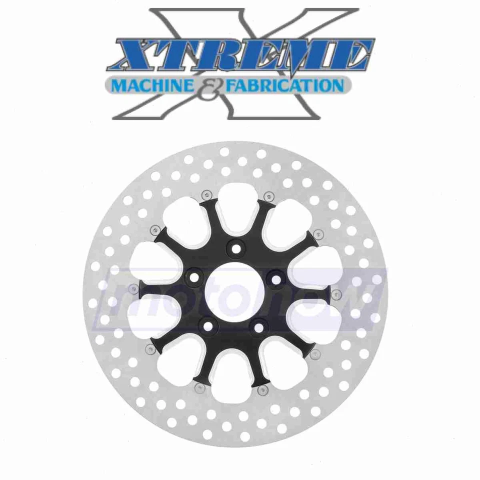 Xtreme Machine Rear Execute Brake Rotor for 2013 Victory Zach Ness Cross sk Foto 1 de 4