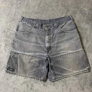 Vintage 90er Doppelknie Shorts schwer Canvas Arbeitskleidung Arborwear Herren 34" USA - Bild 1 von 8
