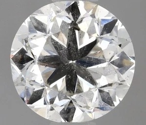 100% Natural Color I/I2 Clarity Diamond 0.70 Ct GIA Certified Loose Round Cut - Picture 1 of 4