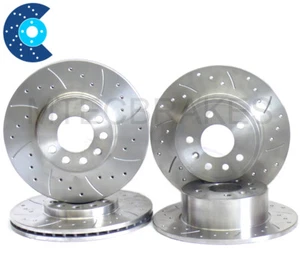 Discos de freno delantero trasero perforados Lexus IS200 IS300 NUEVOS - Imagen 1 de 8