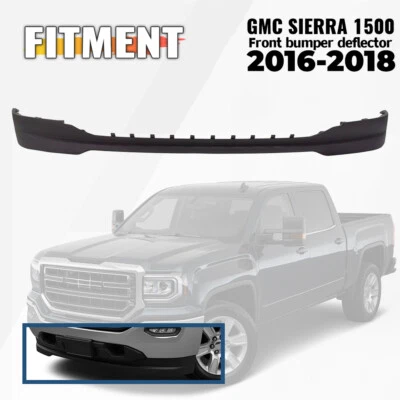 Front Lower Valance For 2016-2018 GMC Sierra 1500 2019 Limited Air Deflector - Imagem 1 de 4