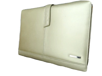 Nuevo estuche de cuero para portátil portátil de 11 pulgadas (oro champán) de Sony Foto 1 de 4