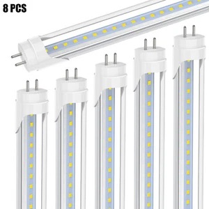8PCS G13 2FT 9W T8 LED Tube Light Bulbs workshop Bi-Pin LED Shop Lights 5000K - Picture 1 of 10
