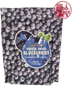 Trader Joe's Freeze Dried Fruit Blueberries Slices Snack Crunchy - Picture 1 of 2