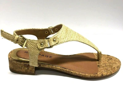 Sandálias Tanga Rampage Feminina Janda, Biqueira Aberta - Natural, Tamanho 6 M - Imagem 1 de 4